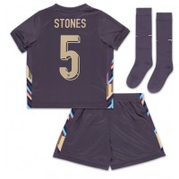 England John Stones #5 Bortedraktsett Barn EM 2024 Kortermet (+ Korte bukser)
